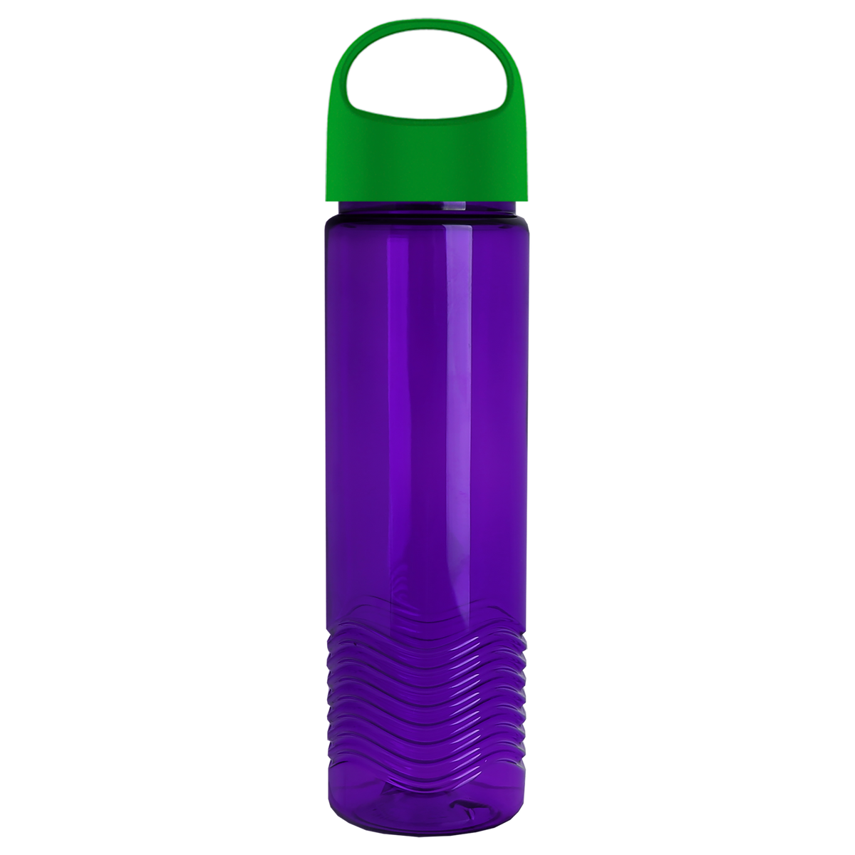 Custom logo Wave Tritan® Bottle with Oval Crest Lid - 24 oz.