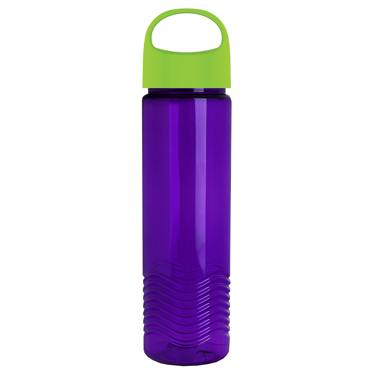 Custom logo Wave Tritan® Bottle with Oval Crest Lid - 24 oz.