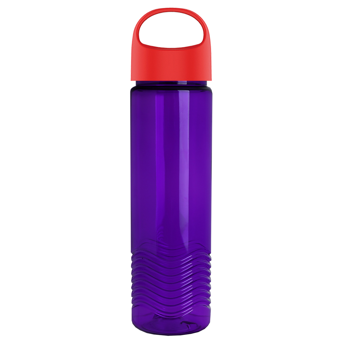 Custom logo Wave Tritan® Bottle with Oval Crest Lid - 24 oz.