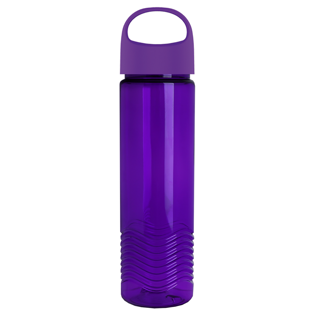 Custom logo Wave Tritan® Bottle with Oval Crest Lid - 24 oz.