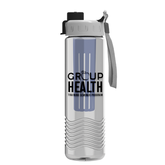 Wave Tritan® Bottle with Quick-Snap Lid and Infuser - 24 oz.