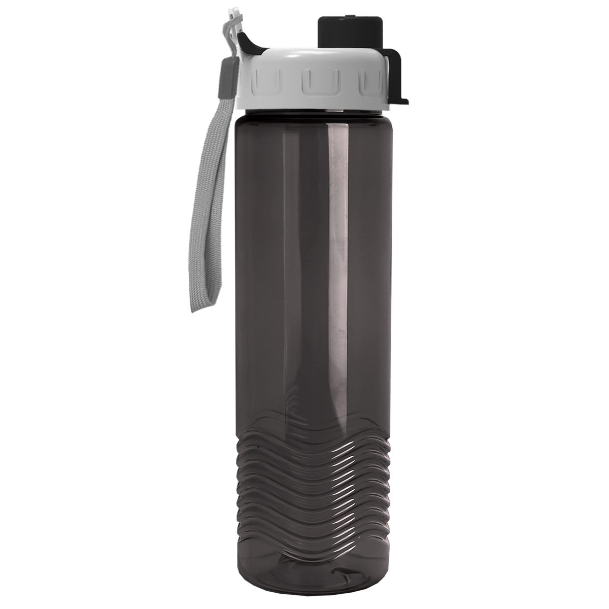 Custom logo Wave Tritan® Bottle with Quick-Snap Lid - 24 oz.