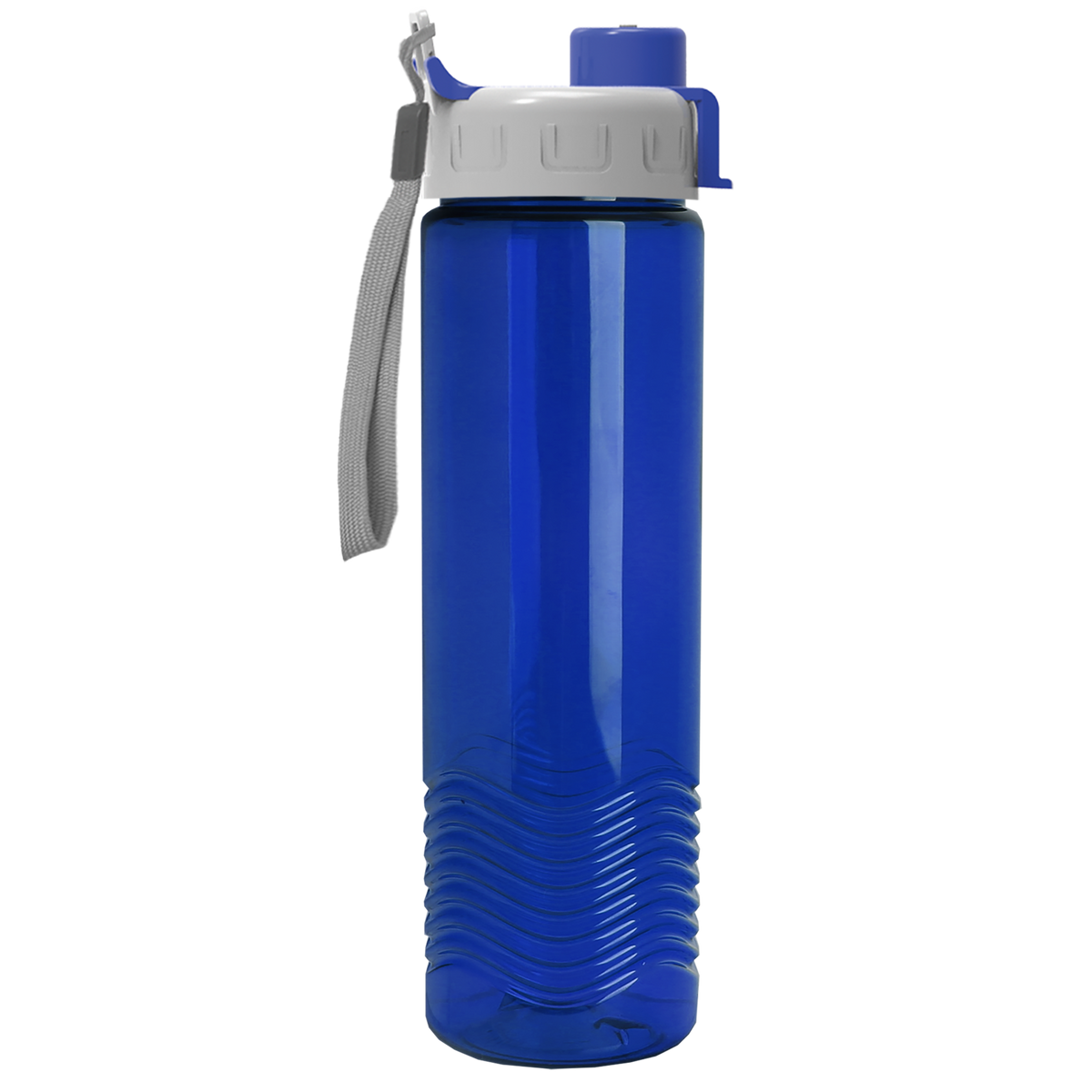 Custom logo Wave Tritan® Bottle with Quick-Snap Lid - 24 oz.