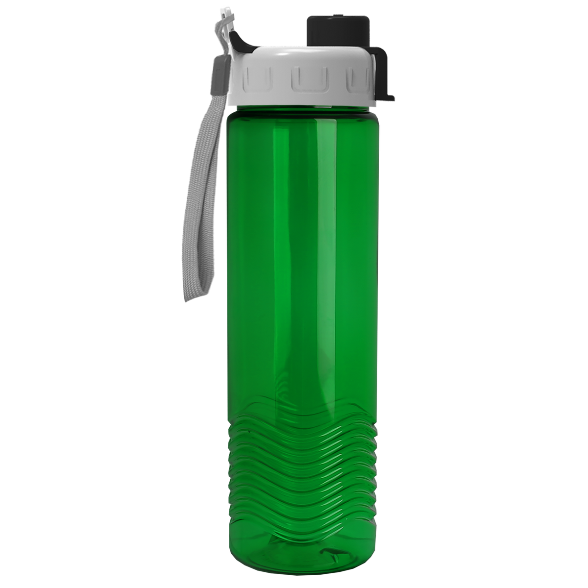 Custom logo Wave Tritan® Bottle with Quick-Snap Lid - 24 oz.