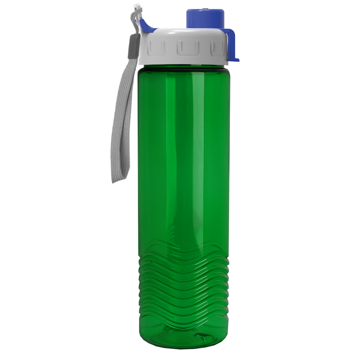 Custom logo Wave Tritan® Bottle with Quick-Snap Lid - 24 oz.