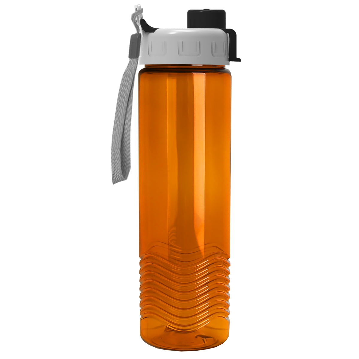 Custom logo Wave Tritan® Bottle with Quick-Snap Lid - 24 oz.
