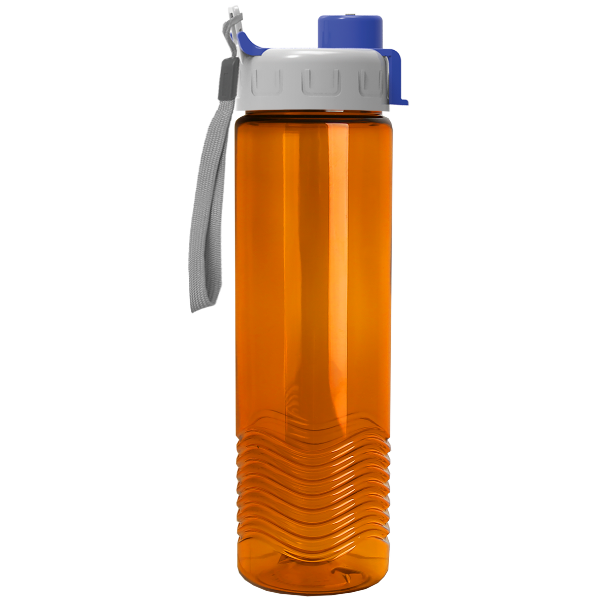 Custom logo Wave Tritan® Bottle with Quick-Snap Lid - 24 oz.