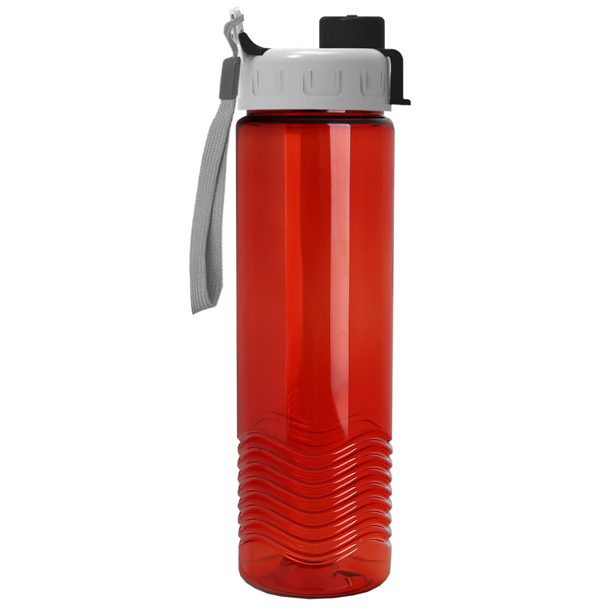 Custom logo Wave Tritan® Bottle with Quick-Snap Lid - 24 oz.