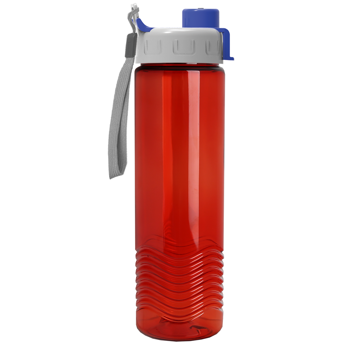 Custom logo Wave Tritan® Bottle with Quick-Snap Lid - 24 oz.