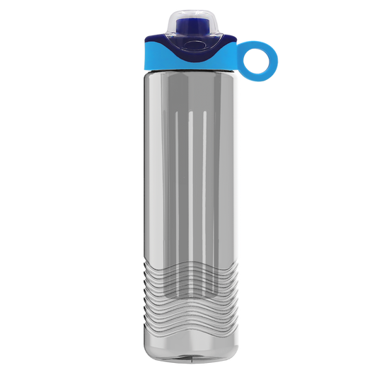 Wave Tritan® Bottle with Two-Tone Drink-Thru Lid with Silicone Loop and Infuser - 24 oz.