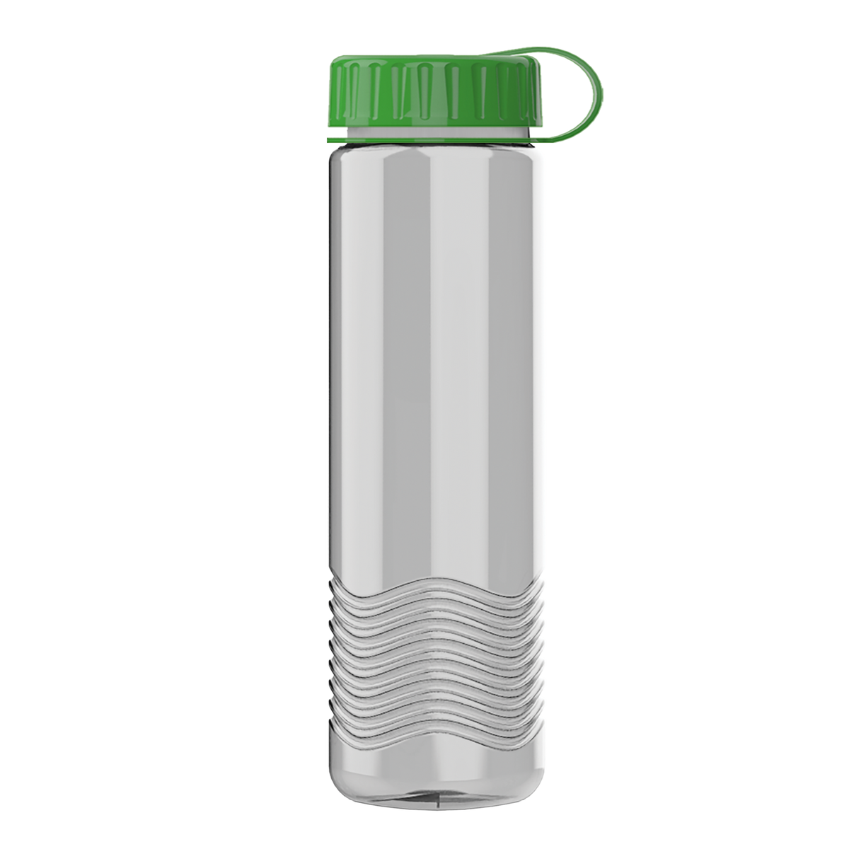 Custom logo Wave Tritan® Bottle with Tethered Lid - 24 oz.