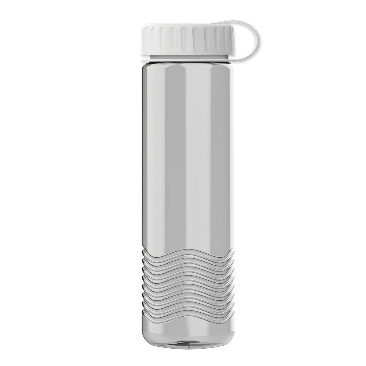 Custom logo Wave Tritan® Bottle with Tethered Lid - 24 oz.
