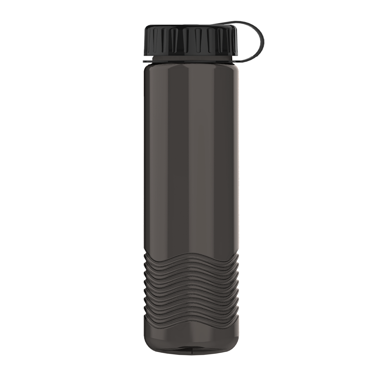 Custom logo Wave Tritan® Bottle with Tethered Lid - 24 oz.