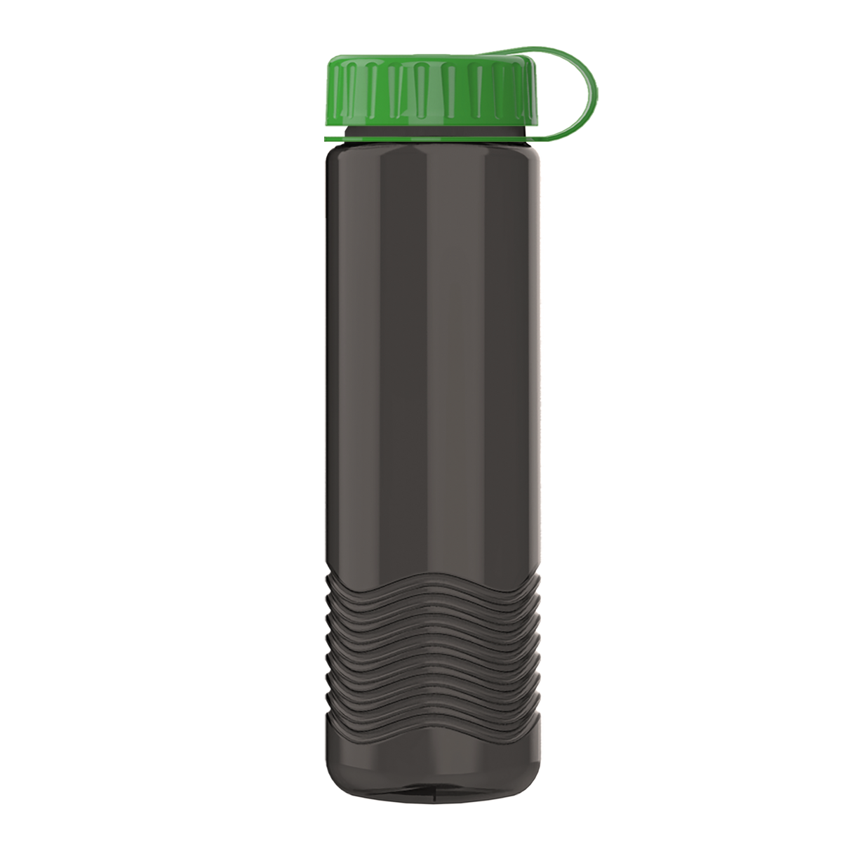 Custom logo Wave Tritan® Bottle with Tethered Lid - 24 oz.