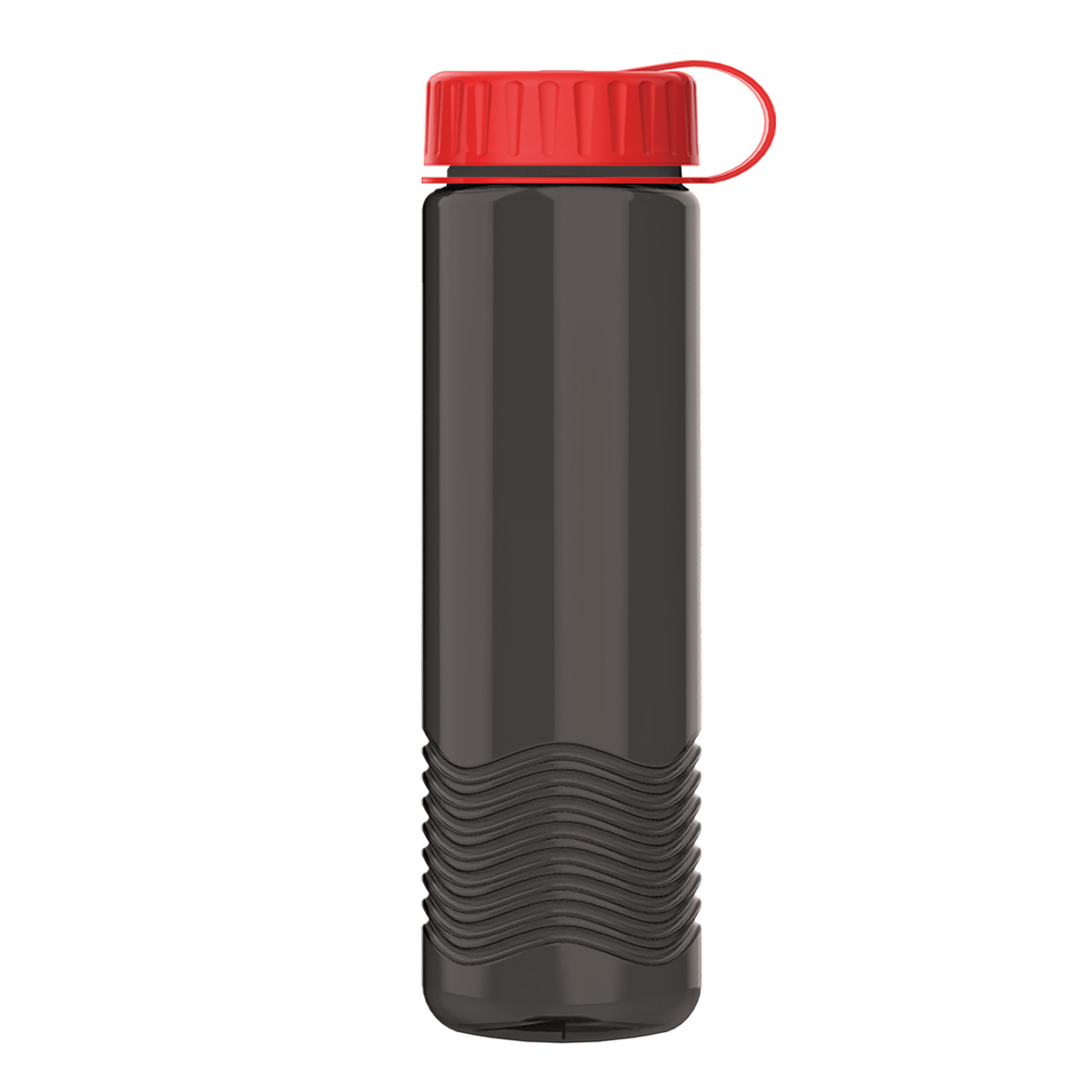 Custom logo Wave Tritan® Bottle with Tethered Lid - 24 oz.