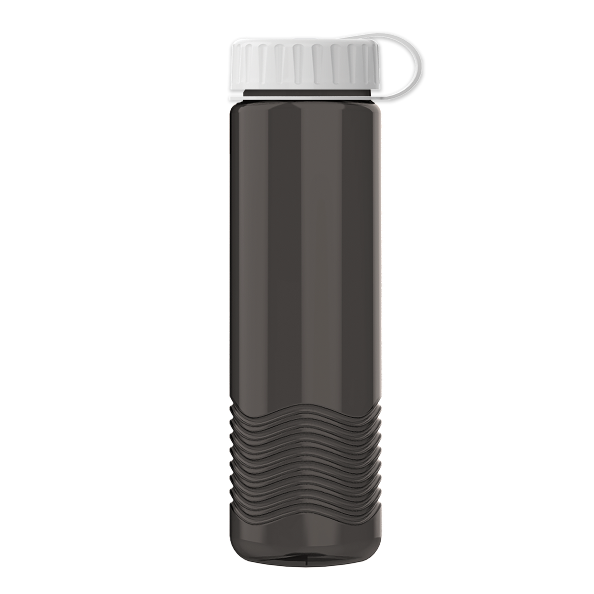 Custom logo Wave Tritan® Bottle with Tethered Lid - 24 oz.