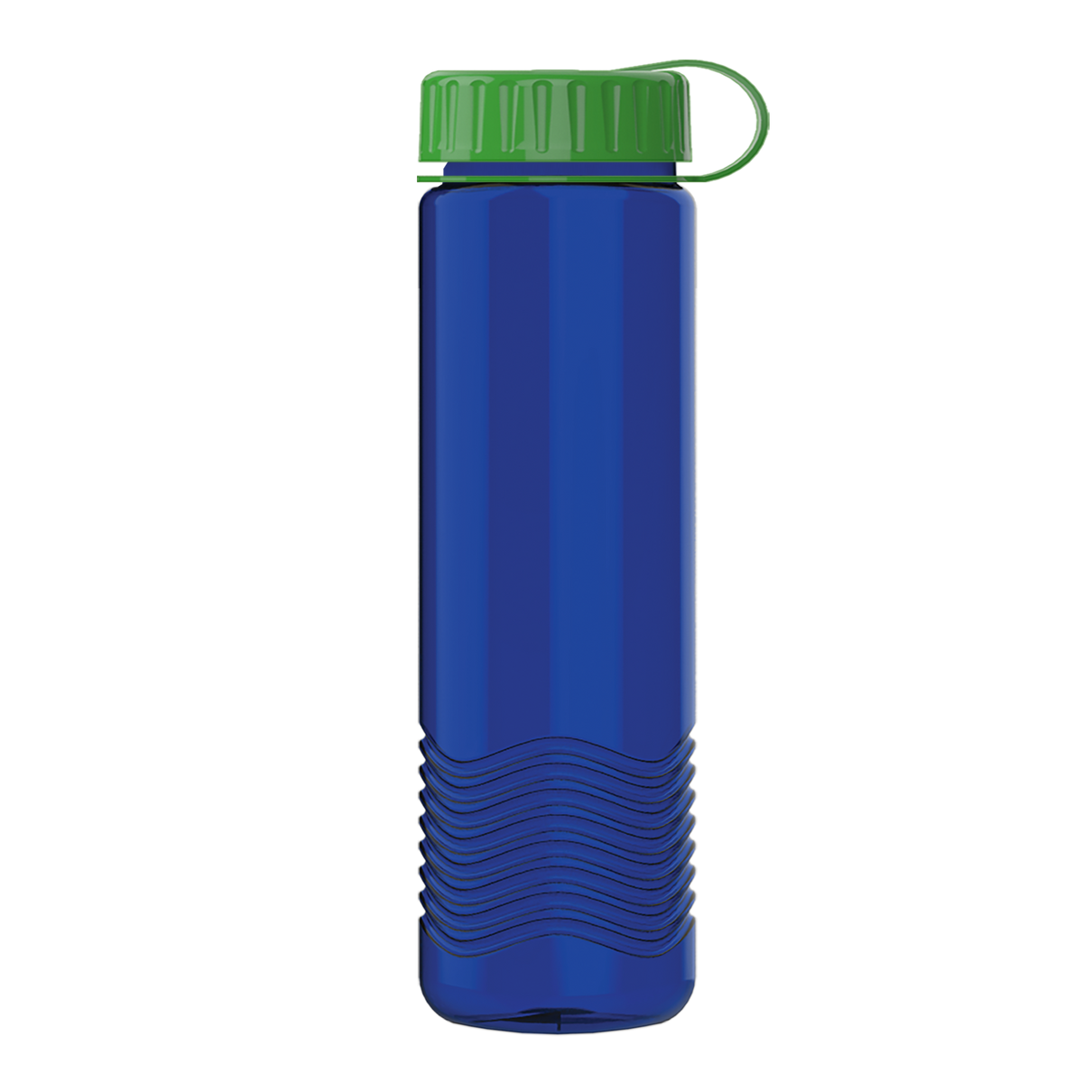 Custom logo Wave Tritan® Bottle with Tethered Lid - 24 oz.