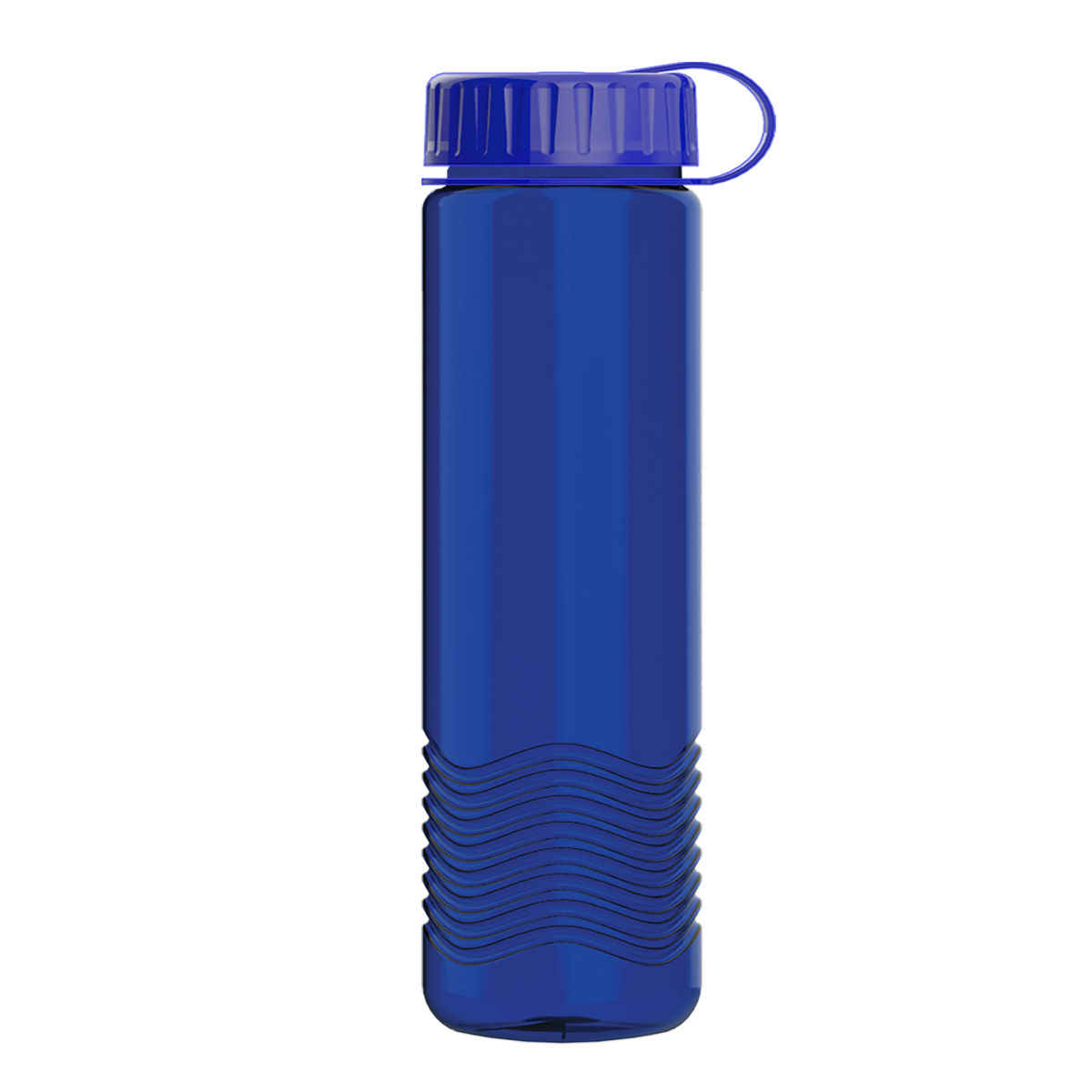 Custom logo Wave Tritan® Bottle with Tethered Lid - 24 oz.