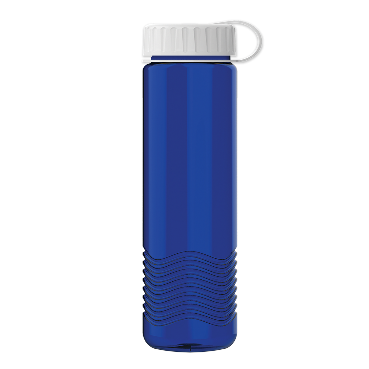 Custom logo Wave Tritan® Bottle with Tethered Lid - 24 oz.