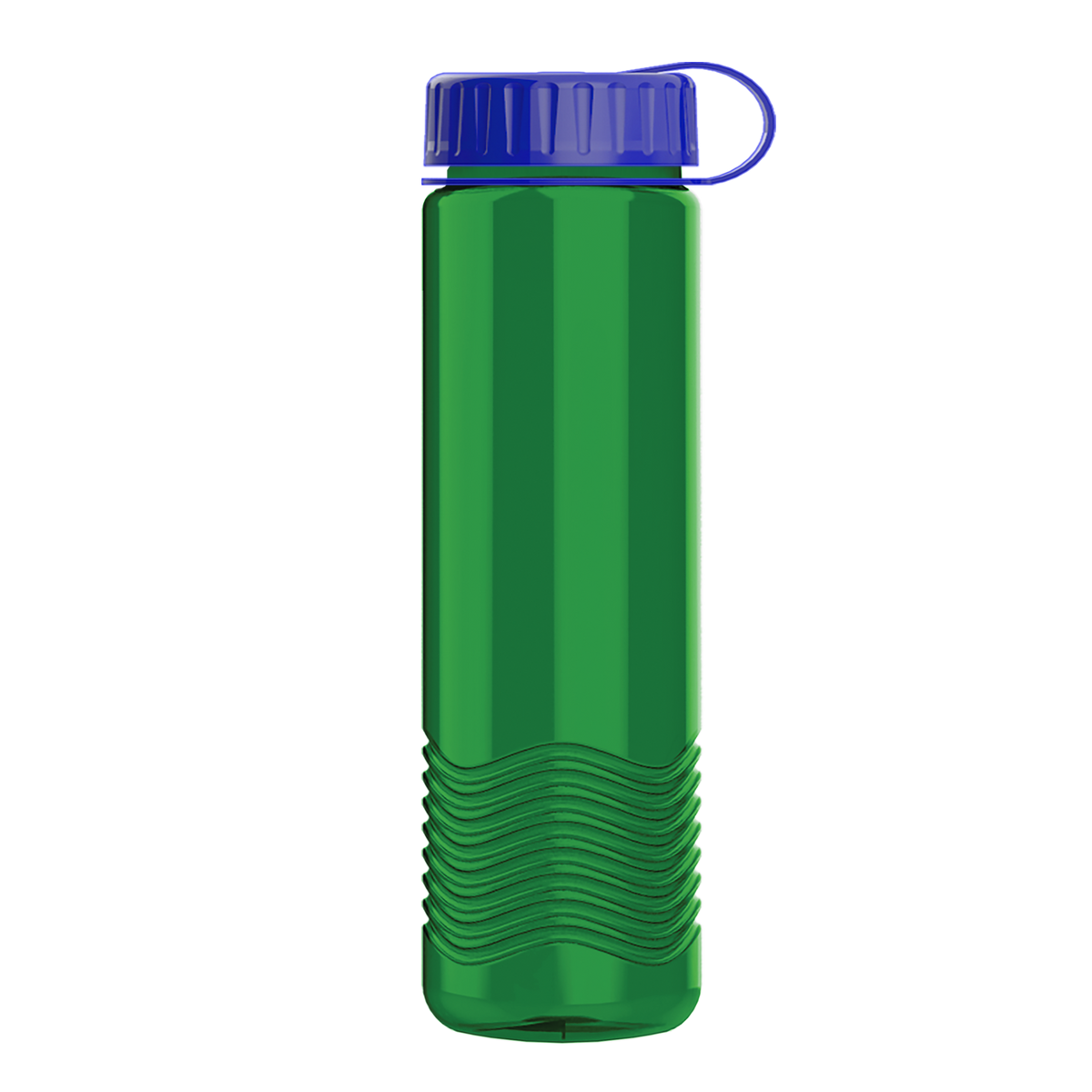 Custom logo Wave Tritan® Bottle with Tethered Lid - 24 oz.