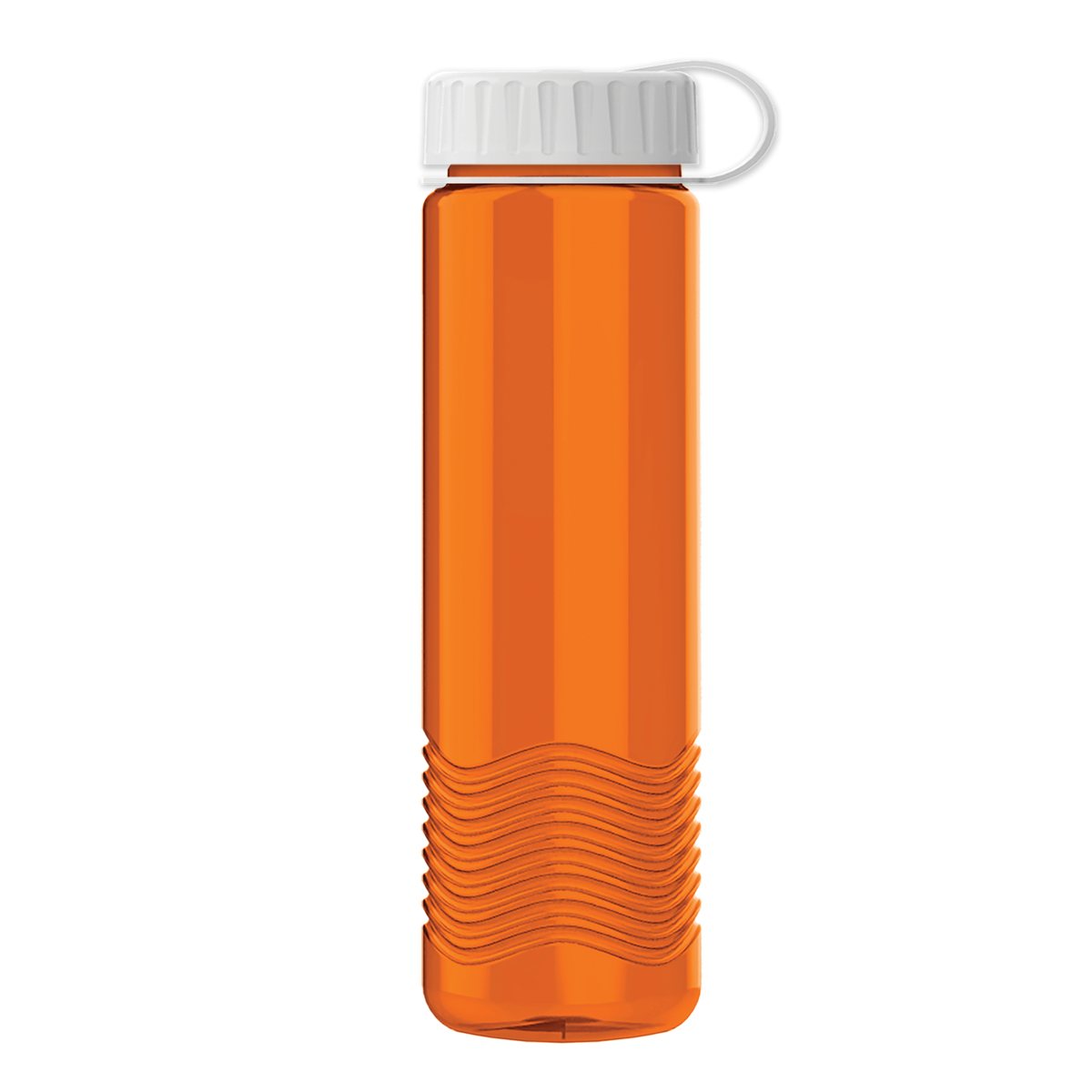 Custom logo Wave Tritan® Bottle with Tethered Lid - 24 oz.
