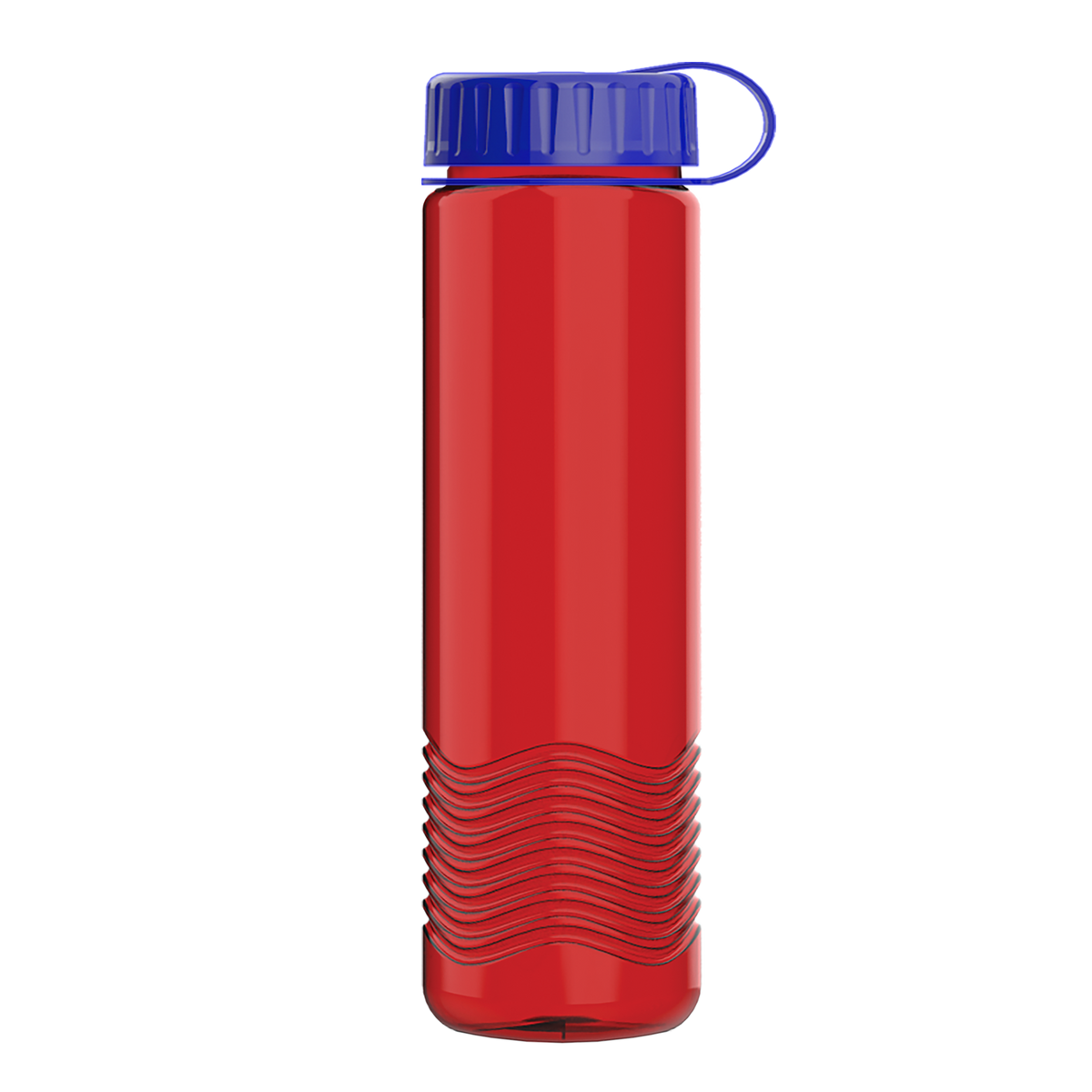 Custom logo Wave Tritan® Bottle with Tethered Lid - 24 oz.