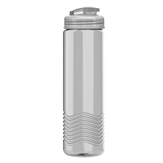 Wave Tritan® Bottle with Flip-Top Lid - 24 oz.