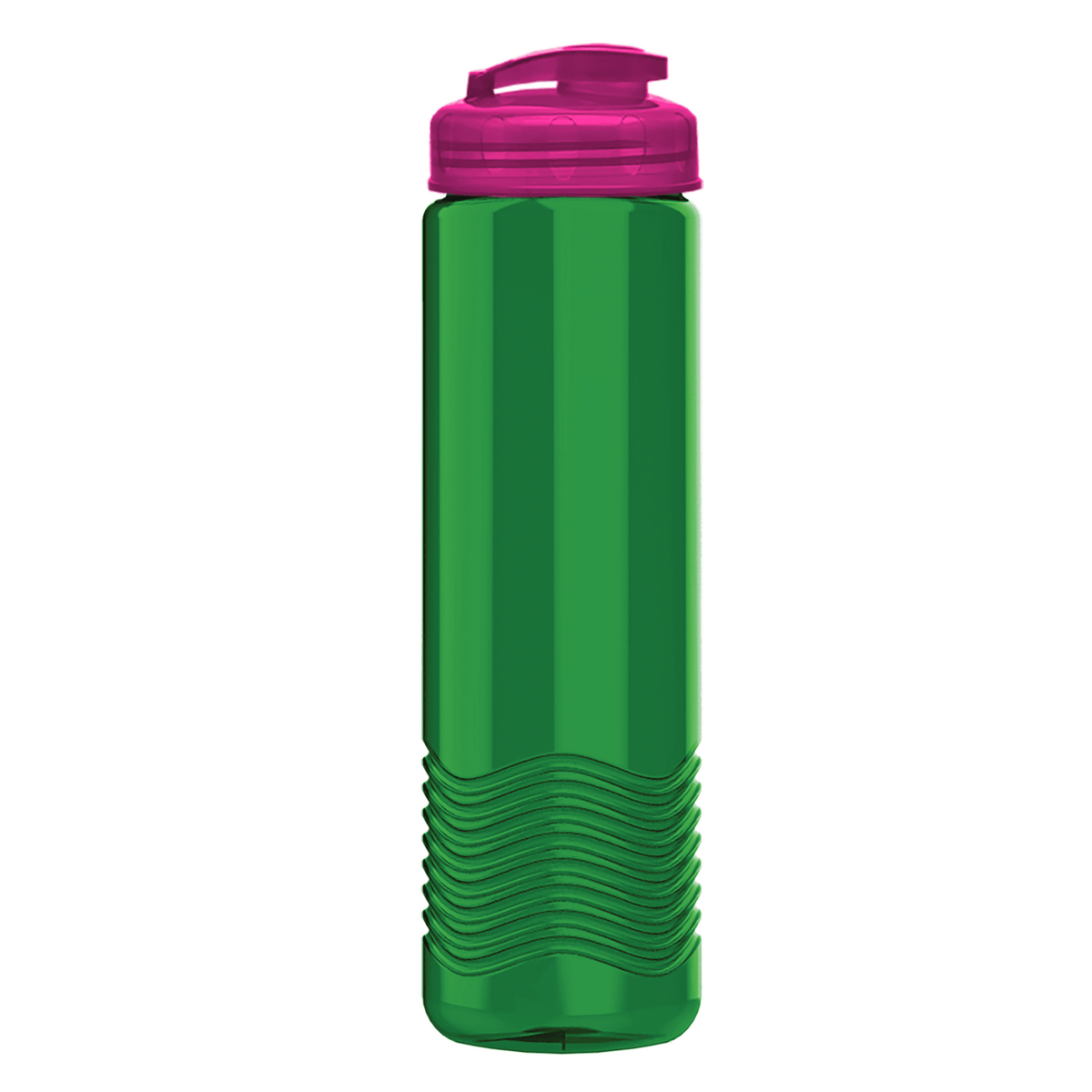 Custom logo Wave Tritan® Bottle with Flip-Top Lid - 24 oz.