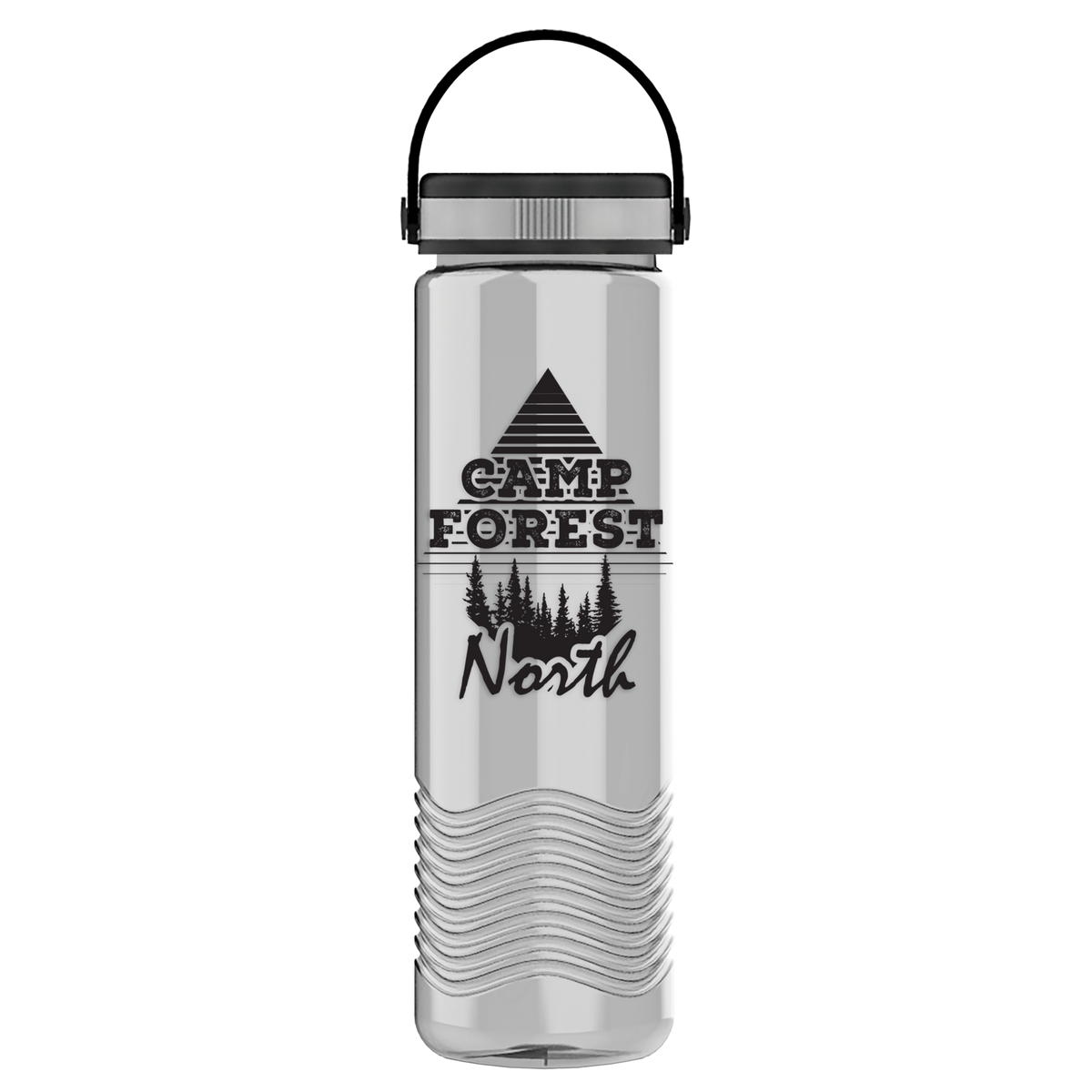 Custom logo Wave Tritan® Bottle with Grip Lid - 24 oz.