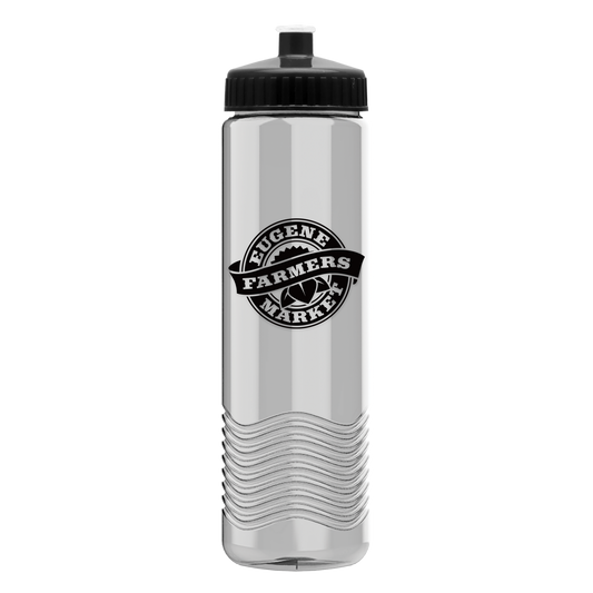Wave Tritan® Bottle with Push-Pull Lid - 24 oz.