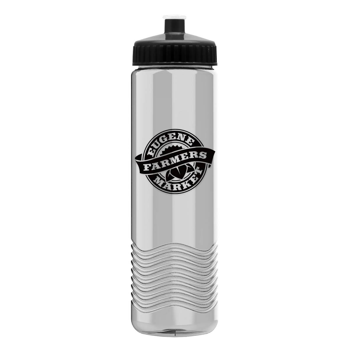Custom logo Wave Tritan® Bottle with Push-Pull Lid - 24 oz.