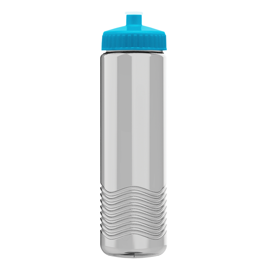 Wave Tritan® Bottle with Push-Pull Lid - 24 oz.