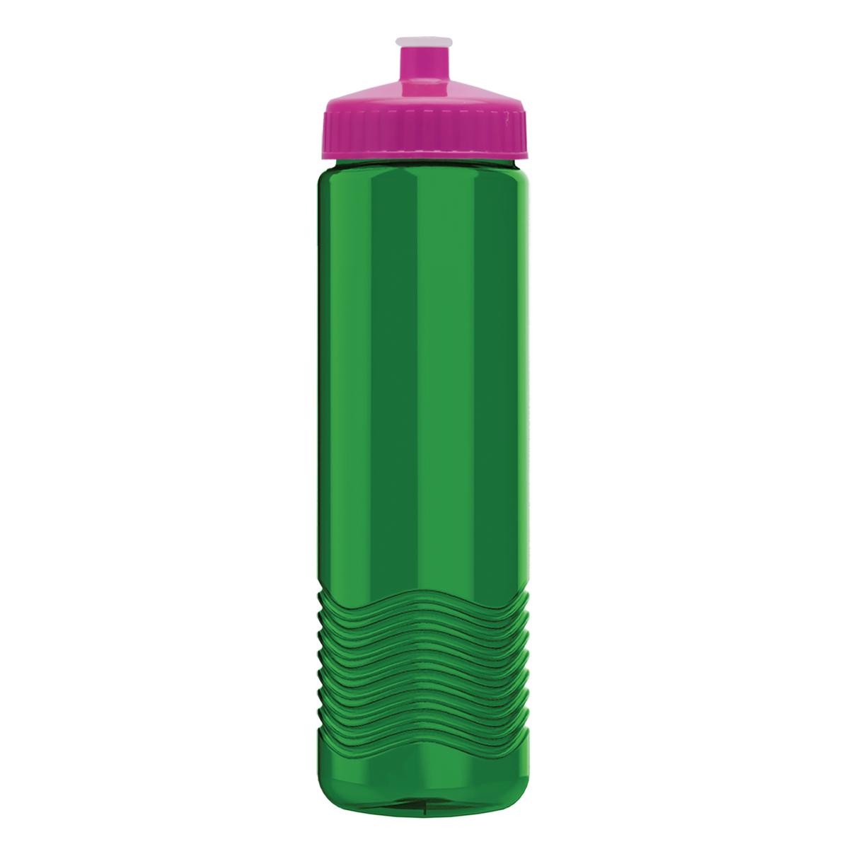 Custom logo Wave Tritan® Bottle with Push-Pull Lid - 24 oz.