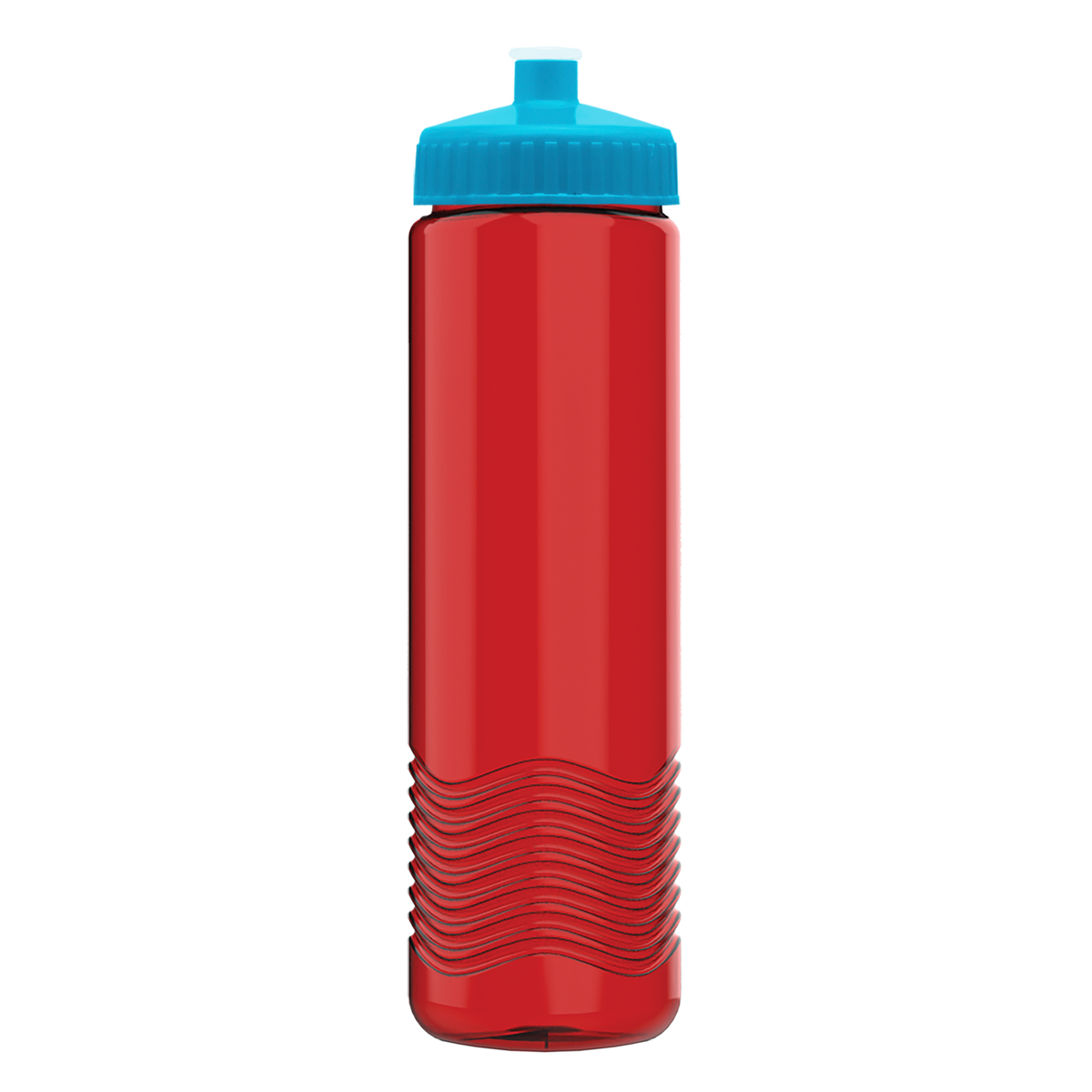 Custom logo Wave Tritan® Bottle with Push-Pull Lid - 24 oz.