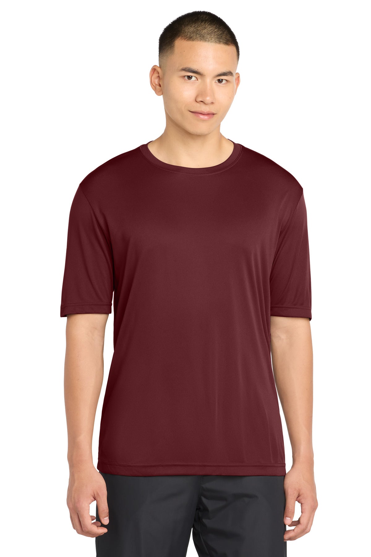 Custom logo Sport-Tek® Tall PosiCharge® Competitor™  Tee. TST350 in Cardinal