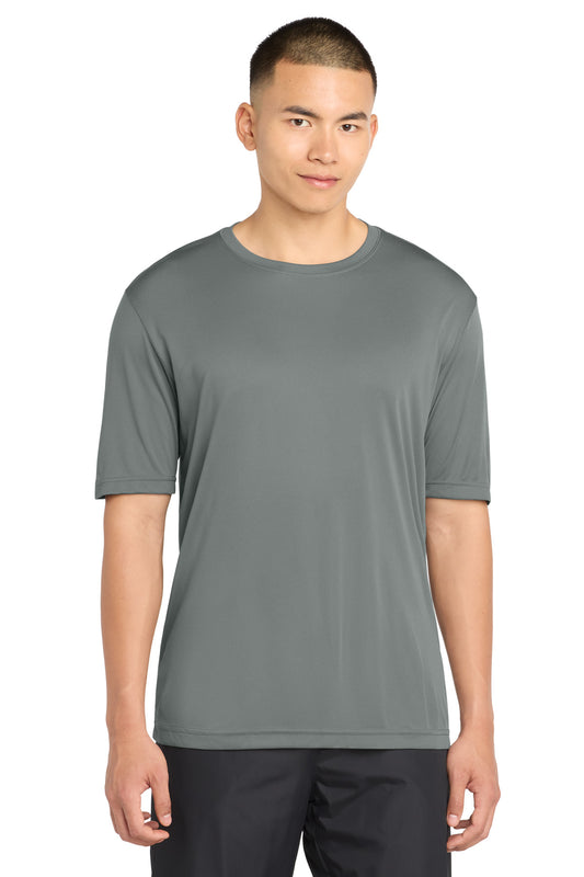 Custom logo Sport-Tek® Tall PosiCharge® Competitor™  Tee. TST350 in Grey Concrete