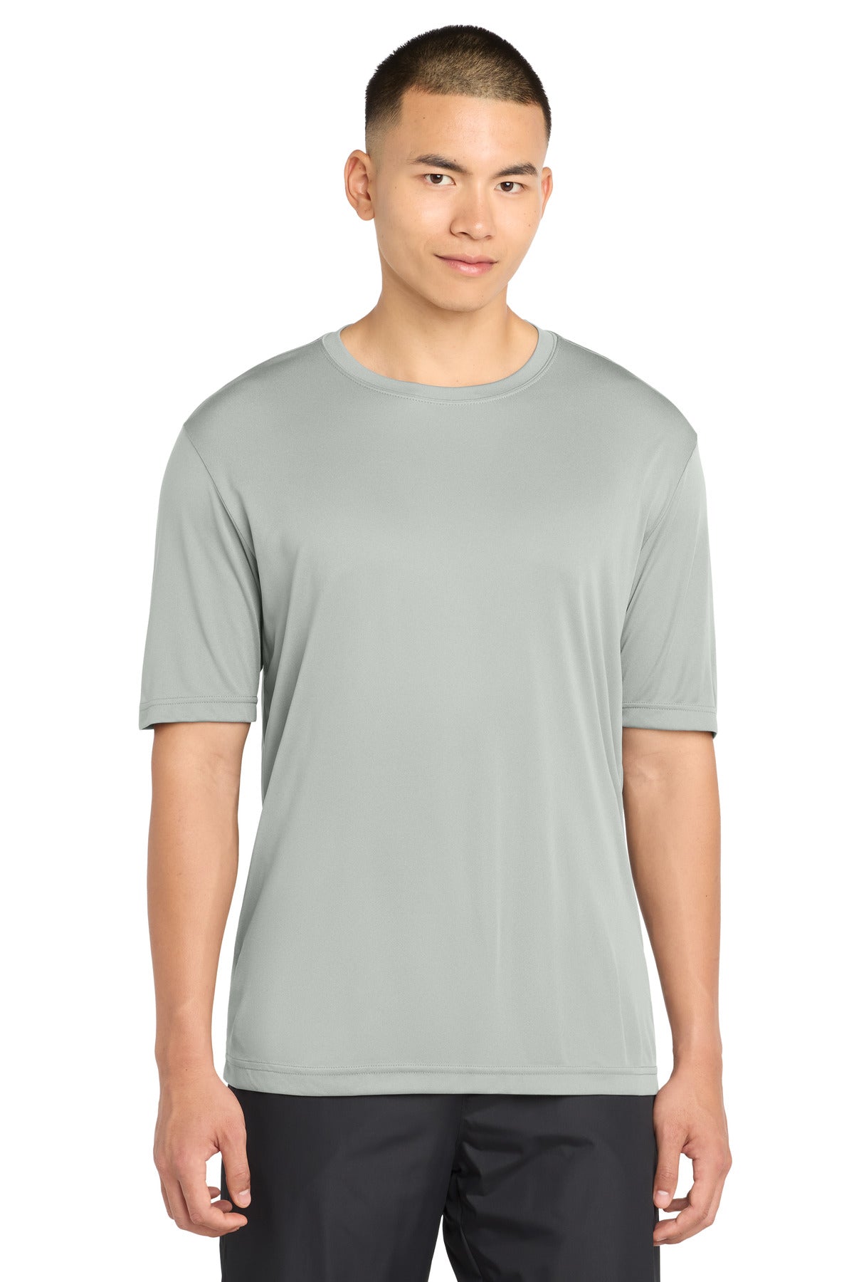 Custom logo Sport-Tek® Tall PosiCharge® Competitor™  Tee. TST350 in Silver