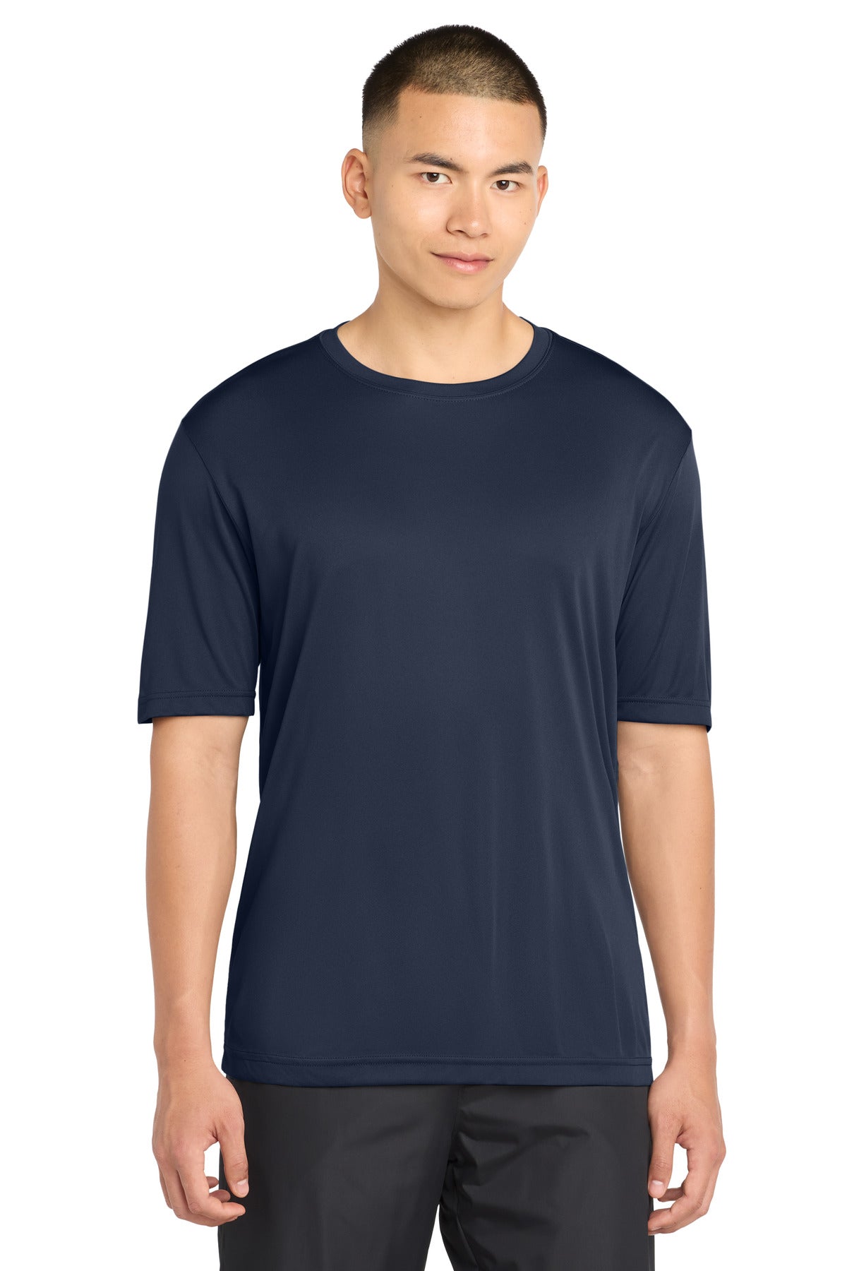 Custom logo Sport-Tek® Tall PosiCharge® Competitor™  Tee. TST350 in True Navy