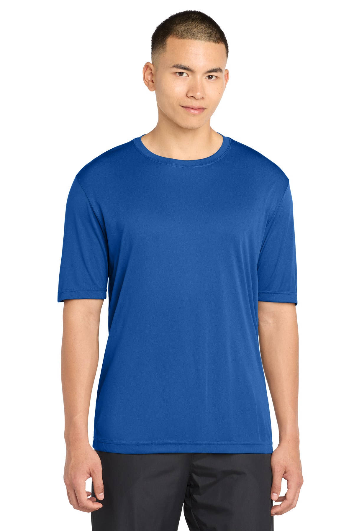 Custom logo Sport-Tek® Tall PosiCharge® Competitor™  Tee. TST350 in True Royal