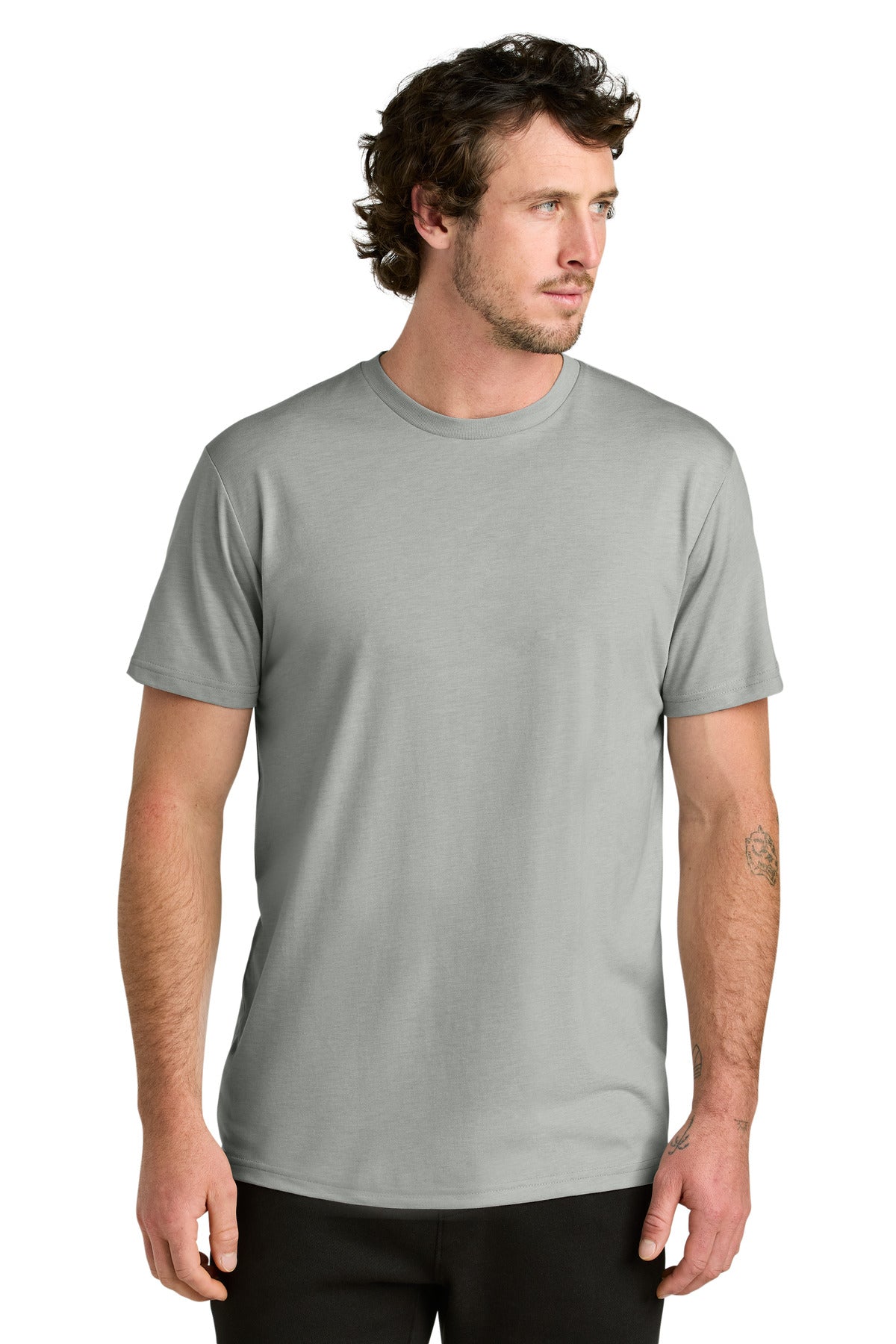 Custom logo LIMITED EDITION tentree® TreeBlend Classic T-Shirt TTCM4879 in Hi Rise Grey Heather