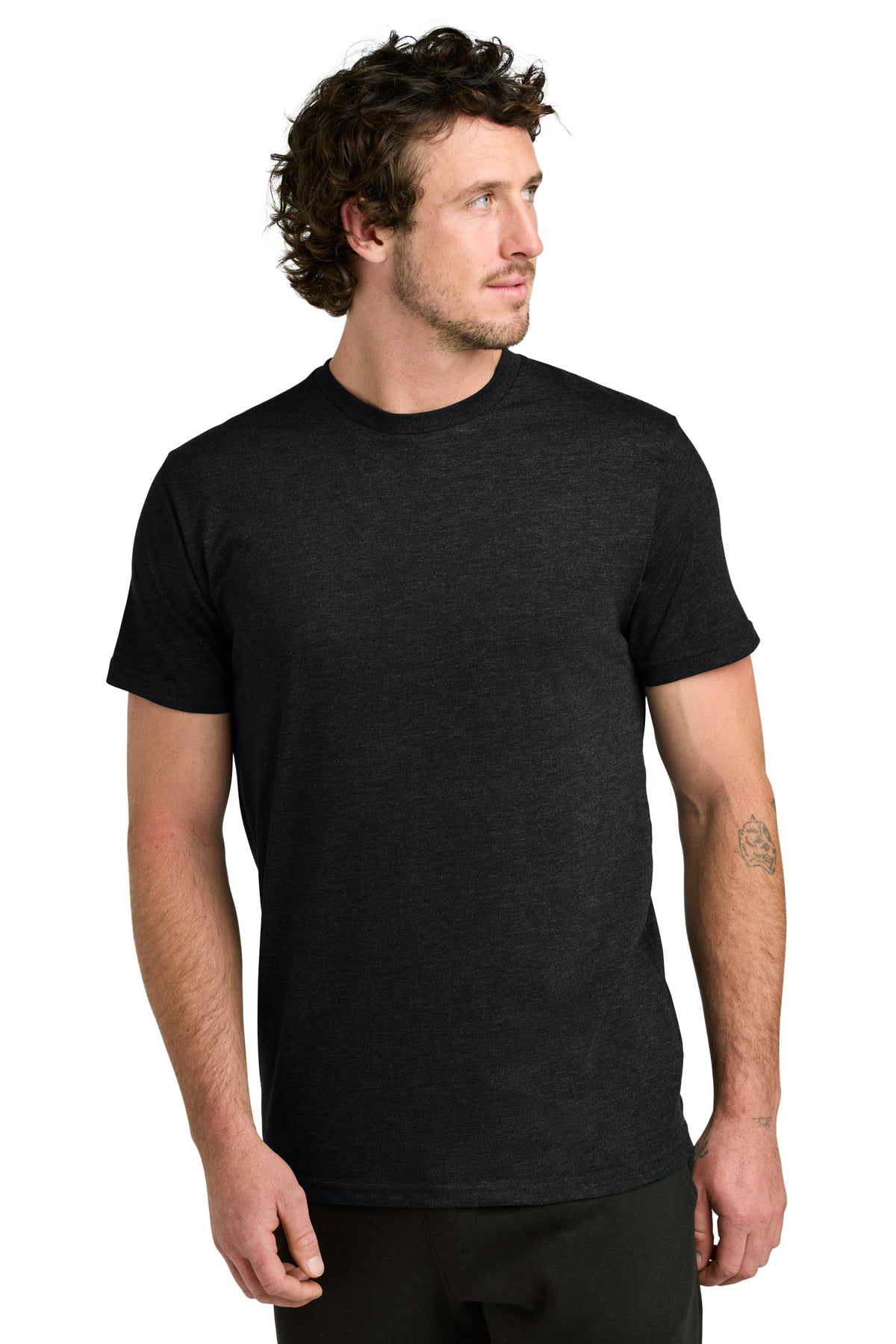 Custom logo LIMITED EDITION tentree® TreeBlend Classic T-Shirt TTCM4879 in Meteorite Black Heather
