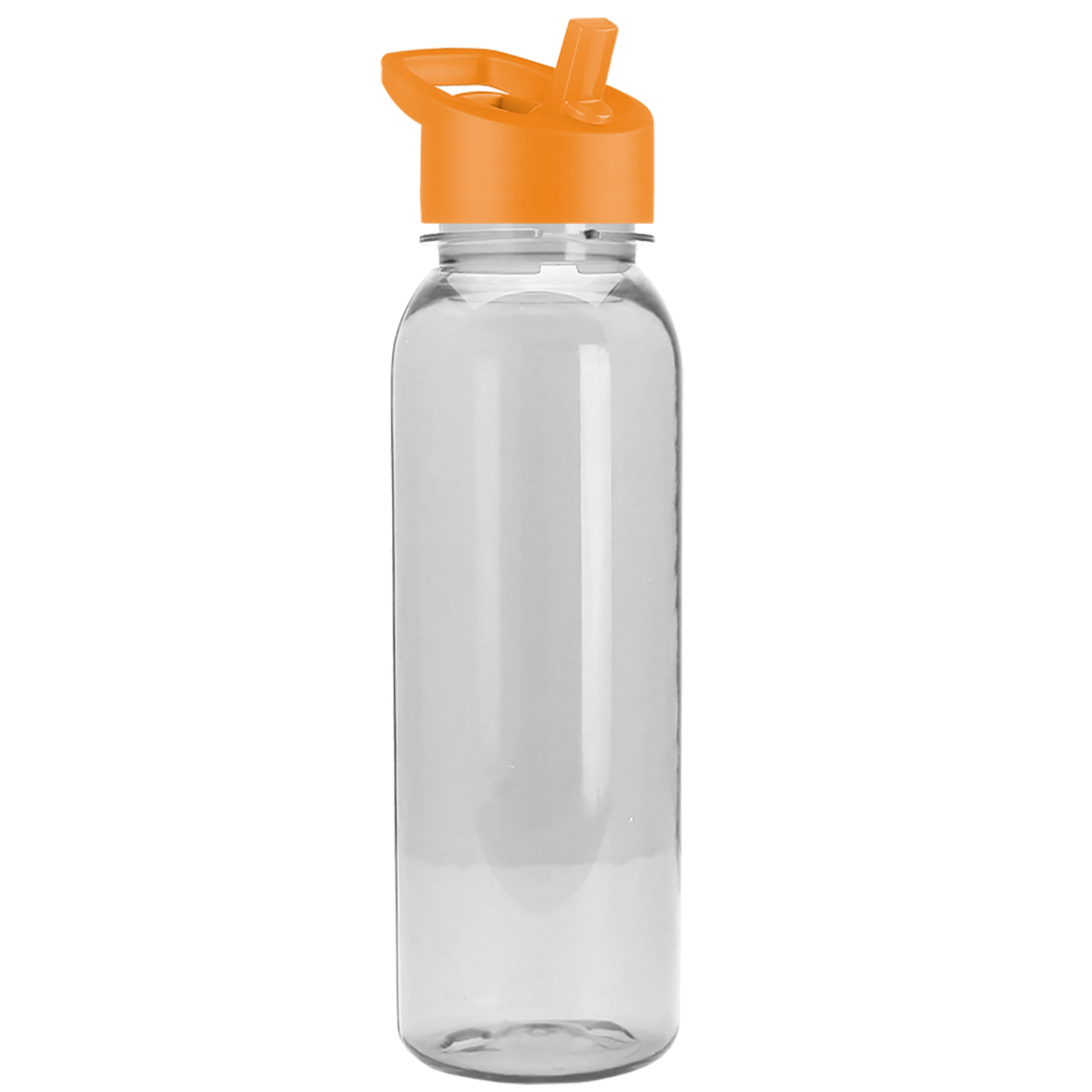 Custom logo Flat-Sided Tritan® Bottle with Flip-Straw Lid - 24 oz.