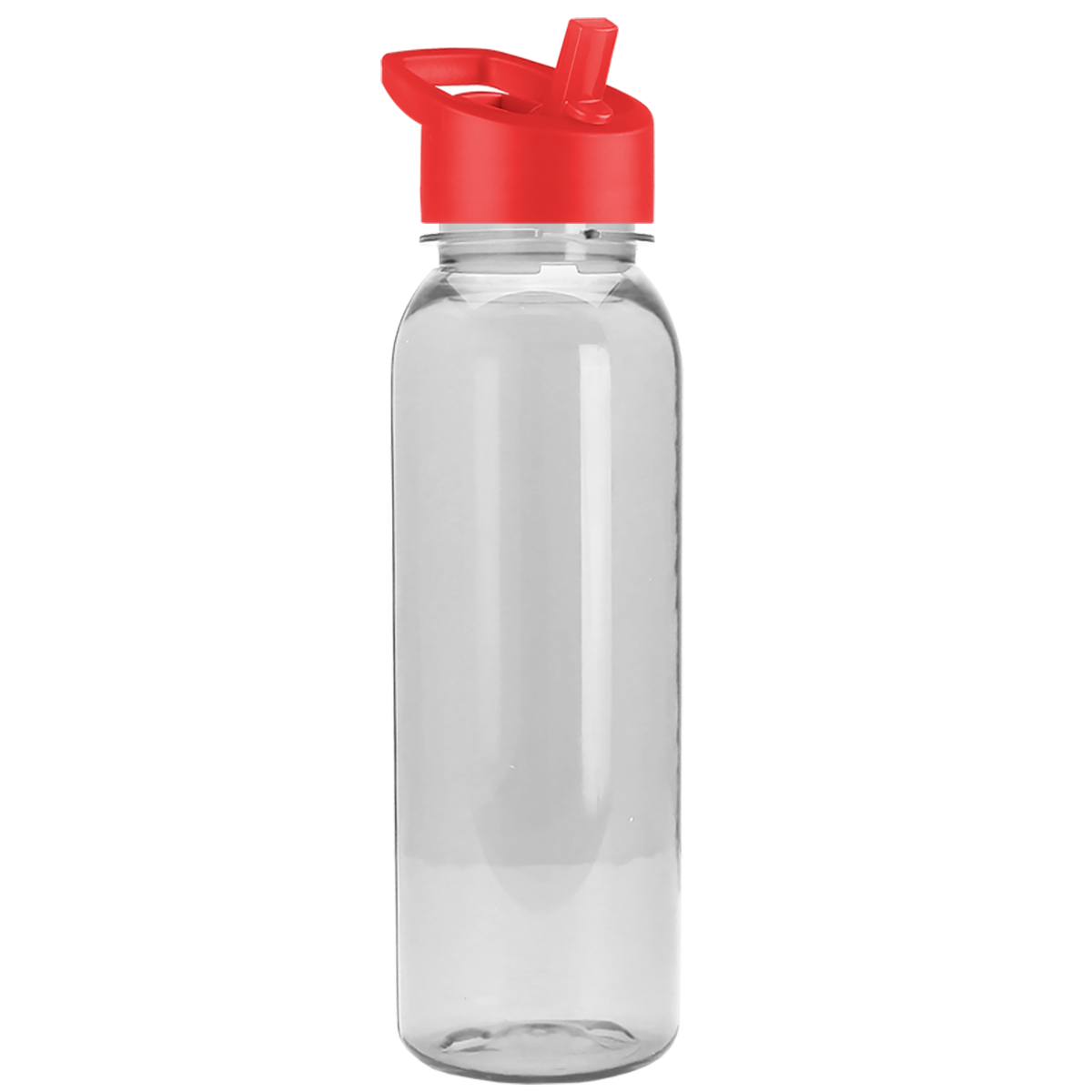 Custom logo Flat-Sided Tritan® Bottle with Flip-Straw Lid - 24 oz.