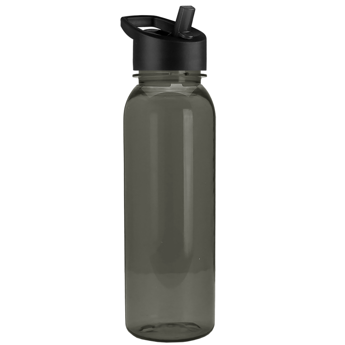 Custom logo Flat-Sided Tritan® Bottle with Flip-Straw Lid - 24 oz.
