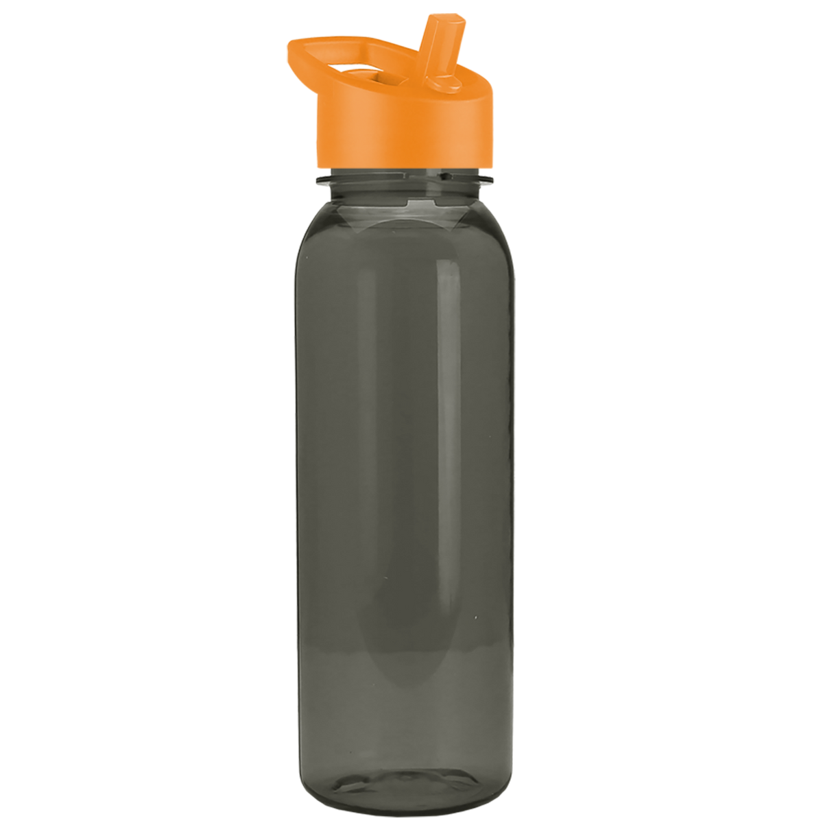 Custom logo Flat-Sided Tritan® Bottle with Flip-Straw Lid - 24 oz.