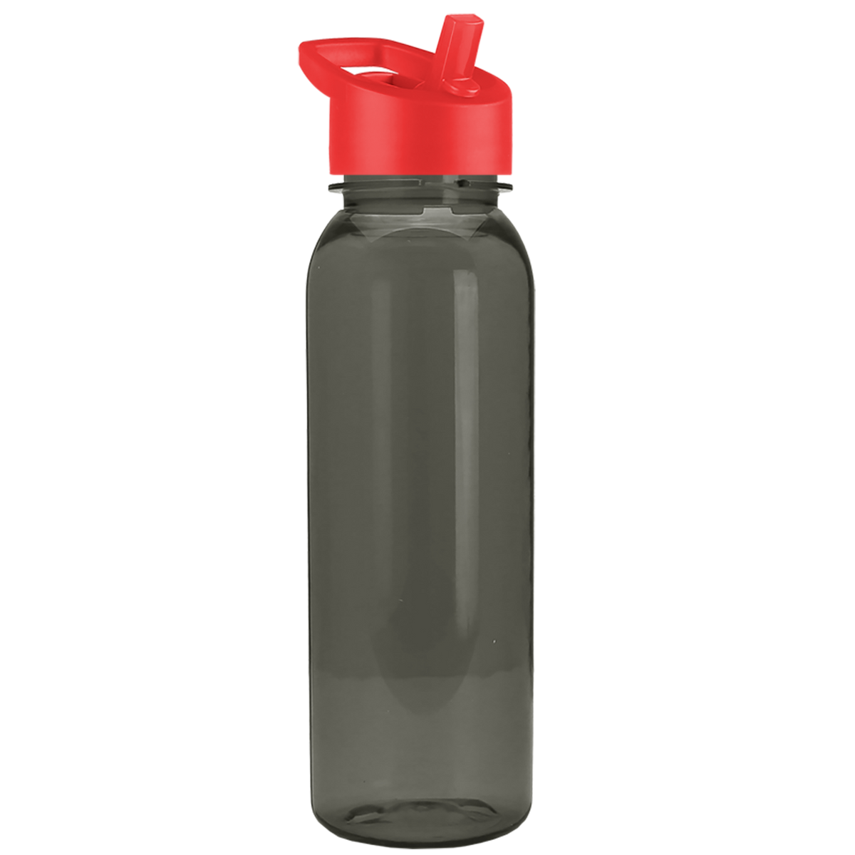 Custom logo Flat-Sided Tritan® Bottle with Flip-Straw Lid - 24 oz.