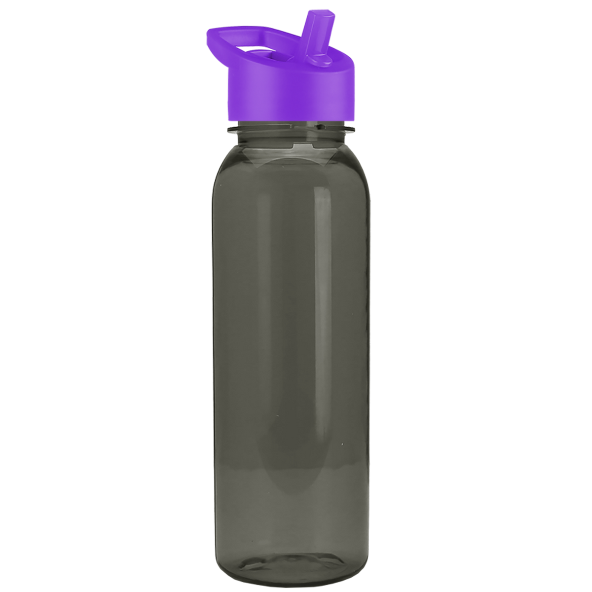 Custom logo Flat-Sided Tritan® Bottle with Flip-Straw Lid - 24 oz.