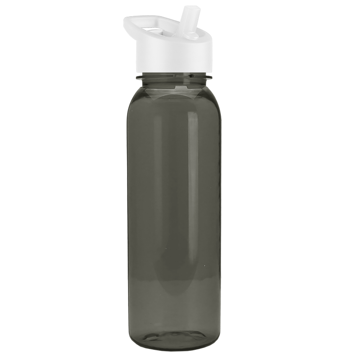 Custom logo Flat-Sided Tritan® Bottle with Flip-Straw Lid - 24 oz.