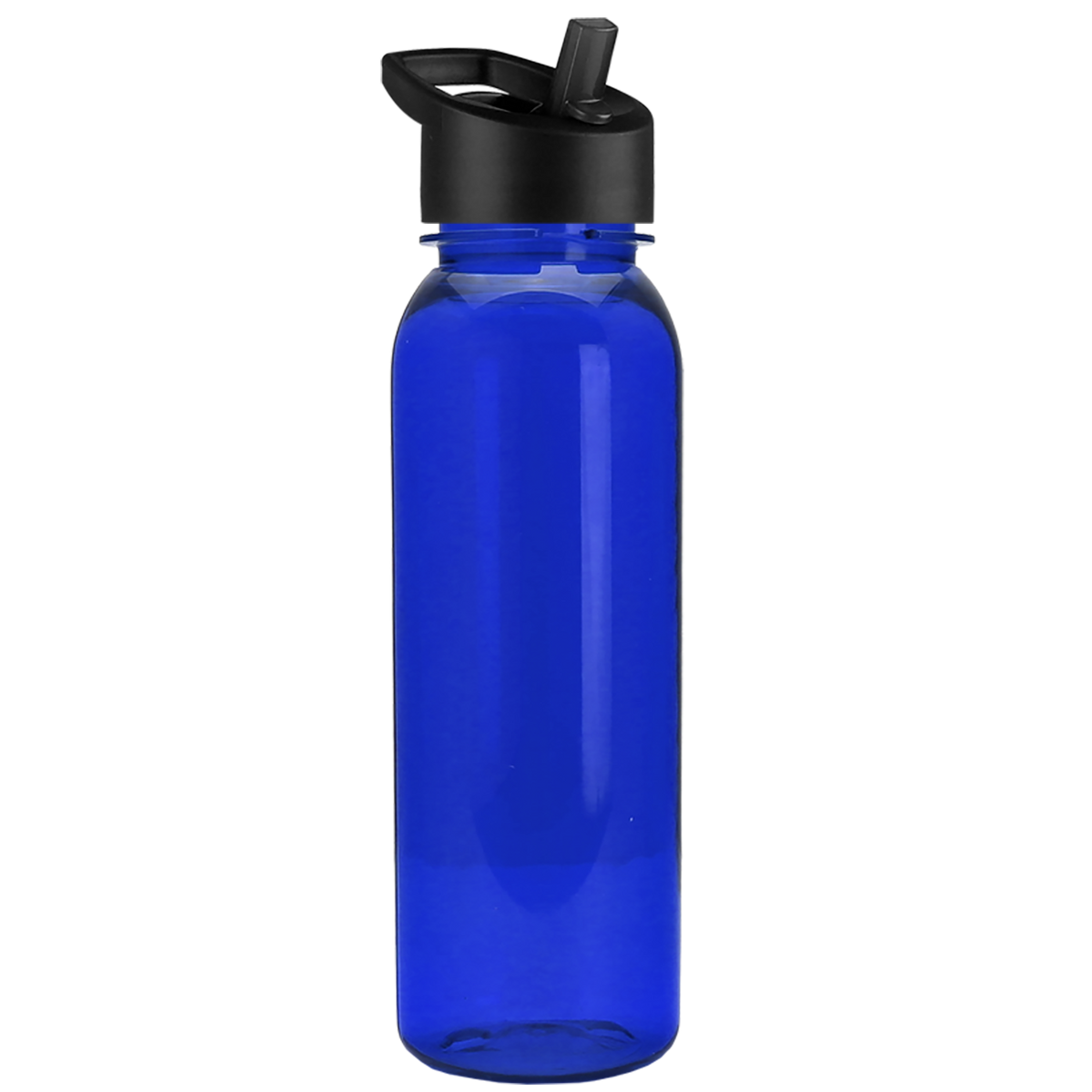 Custom logo Flat-Sided Tritan® Bottle with Flip-Straw Lid - 24 oz.