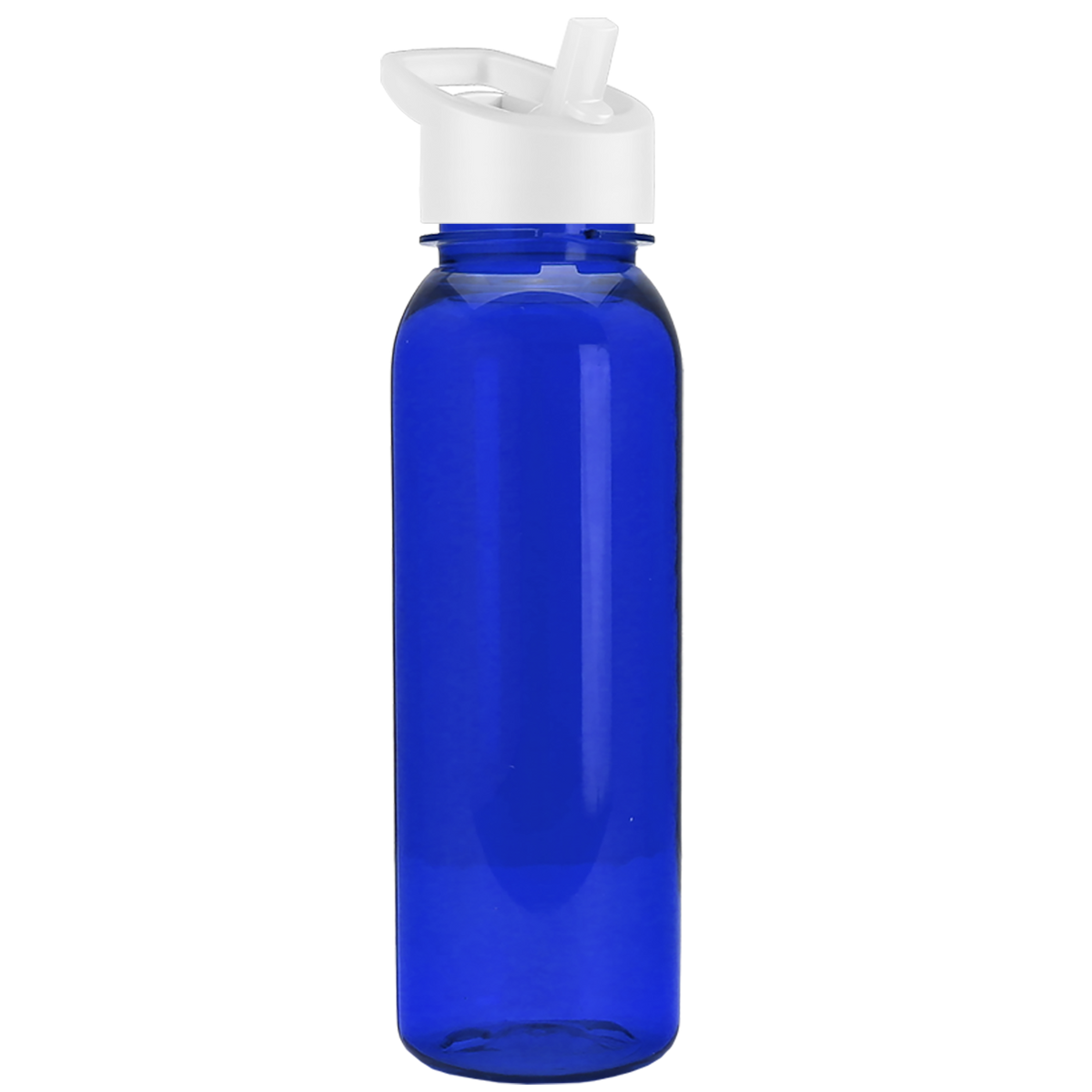 Custom logo Flat-Sided Tritan® Bottle with Flip-Straw Lid - 24 oz.